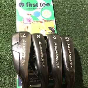 Adams Idea Tech V3 PVD Forged Irons Set (7-GW) Seniors Lite Bassara 55g Graphite