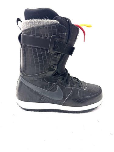 Used Nike ZOOM FORCE 1 Mens Snowboard Boots Black Senior 11.5 11860-S000296507