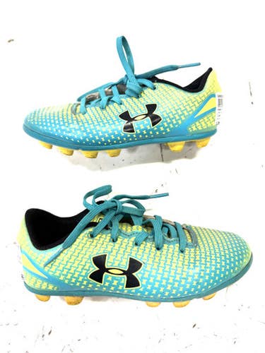 Used Under Armour Soccer Cleats Royal Blue Youth 13.0 11860-S000298195