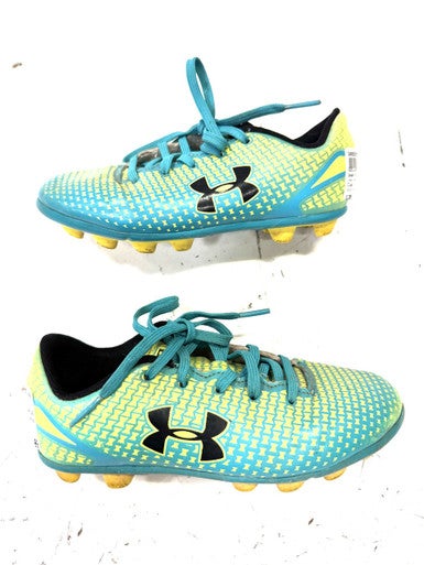Used Under Armour Soccer Cleats Royal Blue Youth 13.0 11860-S000298195