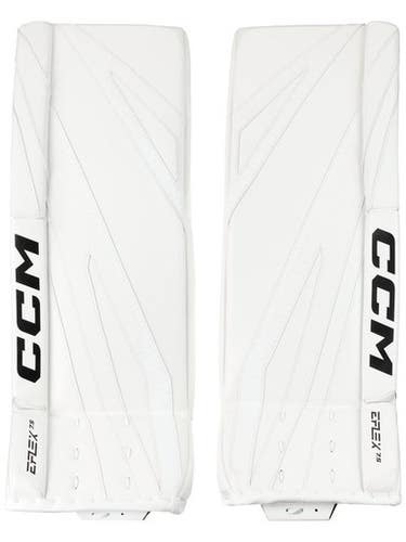 New EFLEX E7.5 GOALIE PAD 33 + 1 WH WH BK 11860-CCMGPE75SR33WHWHBK