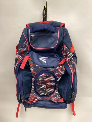 Used Easton ELITE BACKPACK BB/SB Player Backpack Black/Navy/Red 11851-S000038176