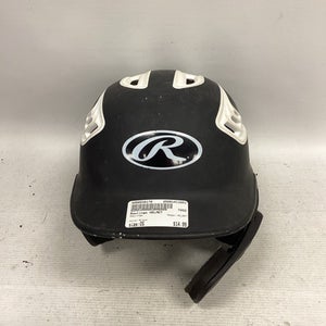 Used Rawlings HELMET Batting Helmet No Mask Black One Size 11851-S000038178