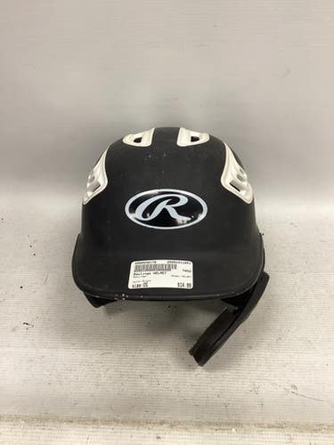 Used Rawlings HELMET Batting Helmet No Mask Black One Size 11851-S000038178