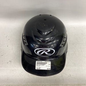 Used Rawlings HELMET Batting Helmet No Mask Black One Size 11851-S000038180