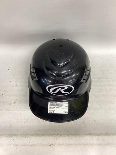 Used Rawlings HELMET Batting Helmet No Mask Black One Size 11851-S000038180