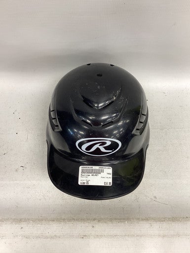 Used Rawlings HELMET Batting Helmet No Mask Black One Size 11851-S000038180