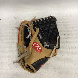 Used Rawlings PLAYERS SERIES BB/SB Glove LH Throw Black And Tan 10" 11851-S000038254