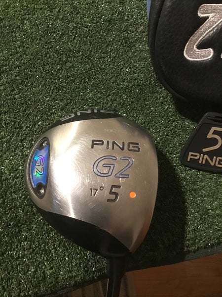Ping G2 Orange Dot 17* 5 Wood Soft Regular (Seniors) TFC 100 Graphite Shaft