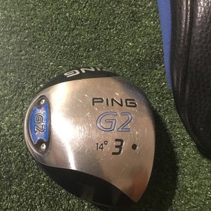 Ping G2 Black Dot 14* 3 Wood Stiff TFC 100 Graphite Shaft (43)