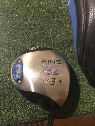 Ping G2 Black Dot 14* 3 Wood Stiff TFC 100 Graphite Shaft (43)