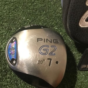 Ping G2 Black Dot 20* 7 Fairway Wood Stiff TFC 100 Graphite Shaft (42)