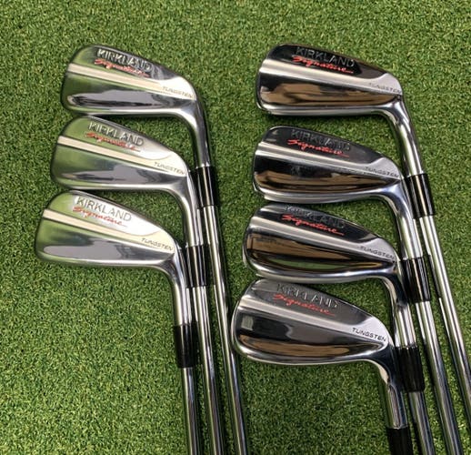 Kirkland Right Handed Iron Set Stiff Flex 7 Pieces Steel Shaft (Used)
