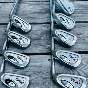 Men's Ping i3 + Right Handed Iron Set Stiff Flex 9 Pieces Steel Shaft (Used)