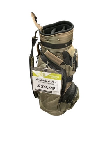 Used Adams Golf IDEA 6 WAY CART BAG Mens Cart Bag Dark Green 11347-S000255992