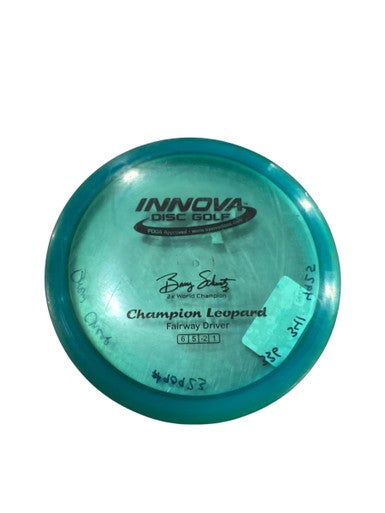 Used Innova CHAMPION LEOPARD Disc Golf Driver Carolina Blue 11347-S000255985