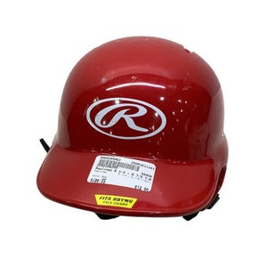 Used Rawlings 6 1/4 - 6 7/8 T-BALL Batting Helmet No Mask Red XS 11347-S000255963