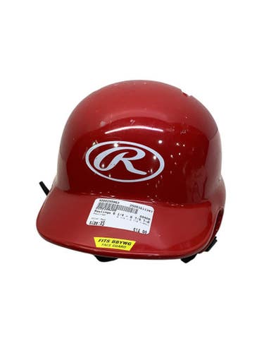 Used Rawlings 6 1/4 - 6 7/8 T-BALL Batting Helmet No Mask Red XS 11347-S000255963