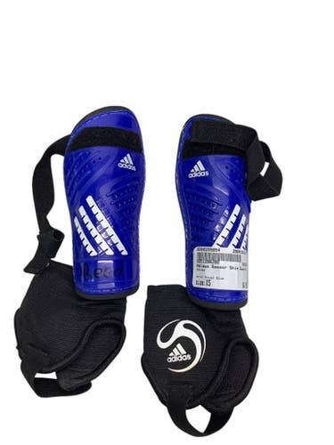 Used Adidas Soccer Shin Guards Youth Royal Blue XS 11347-S000255954