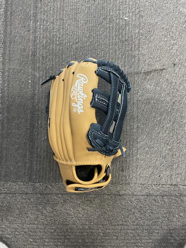 Used Rawlings PLAYERMAKER SERIES BB/SB Glove RH Throw Black And Tan 11 1/2" 11614-S000222093