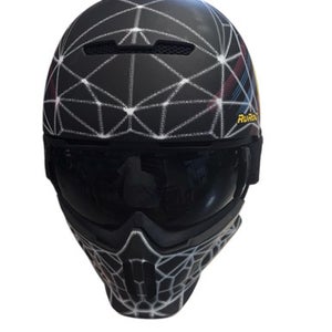 Almost NEW RUROC Snowsport Helmet Adult Black MEDIUM LARGE 11706-S000363312