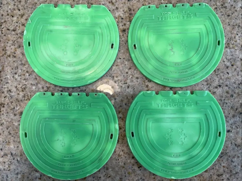 Top Shelf Targets Magnetic Net Targets 6"! Green Hockey Lacrosse Shooting Target