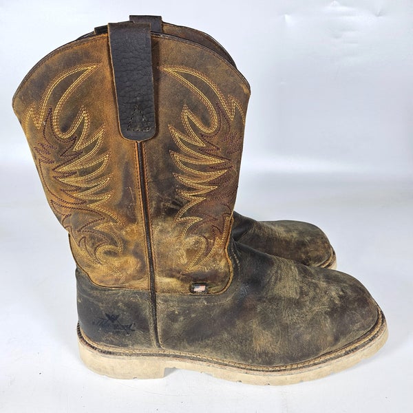 Thorogood Boots 814-4332 11" American Heritage Square Toe Wellington Size: 13 EE