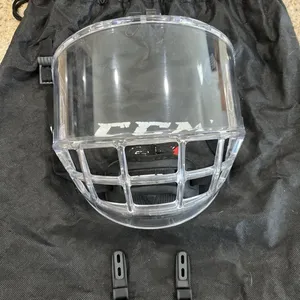 CCM FV1 FULL FACE VISOR - SENIOR FOR S M L HOCKEY HELMET NHL Includes Hardware