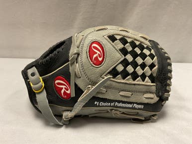 Used Rawlings RBG4 MARK OF A PRO BB/SB Glove RH Throw Black and Grey 13" 11490-S000265916