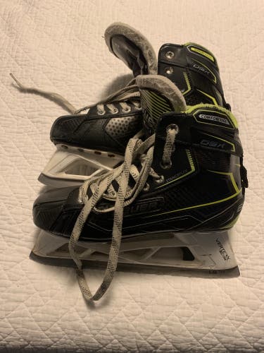 Senior Bauer GSX Hockey Goalie Skates (Regular) | Size: 7.5 (Used)