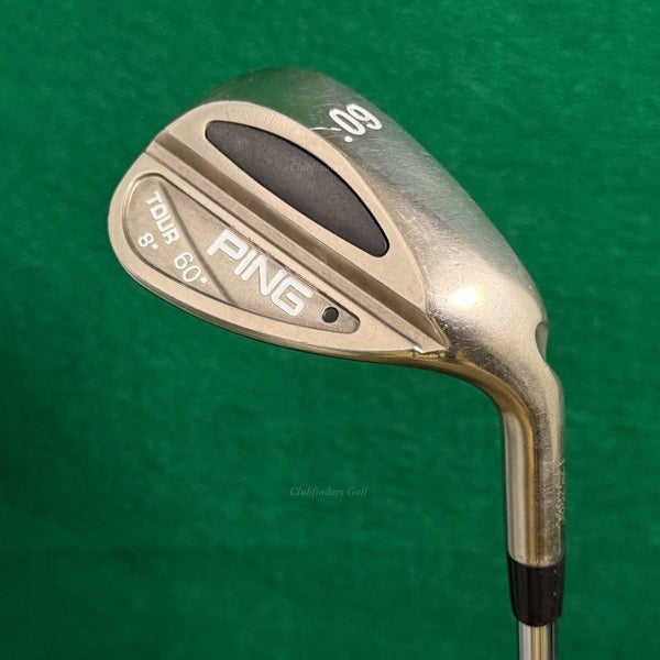 Ping Tour Black Dot 60-8 60 Lob Wedge Factory Stepped Steel Wedge Flex