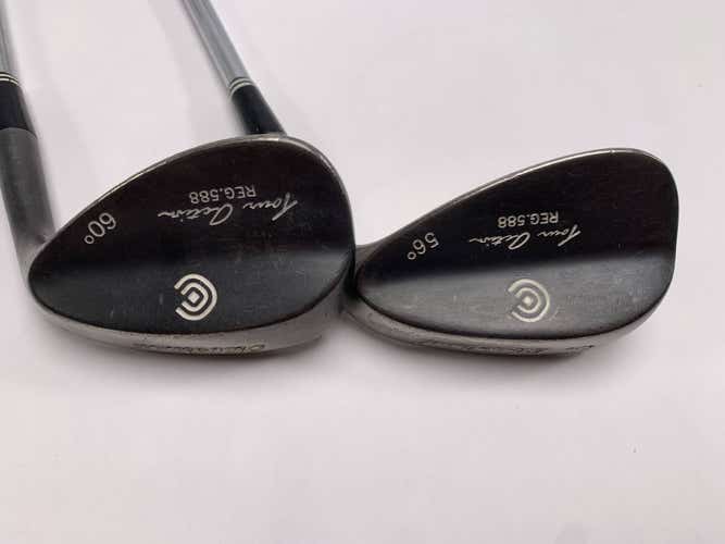 Cleveland 588 Black Melonite Wedge Set 56* | 60* DG Wedge Steel Mens RH