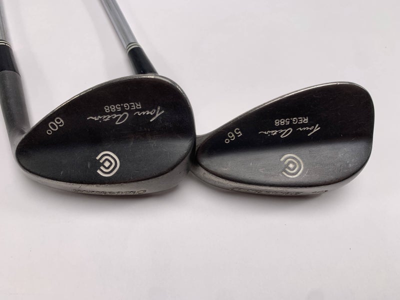 Cleveland 588 Black Melonite Wedge Set 56* | 60* DG Wedge Steel Mens RH