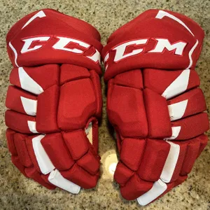 CCM Jetspeed FT485 Senior Ice Hockey Gloves Red Size 14” Senior Adult