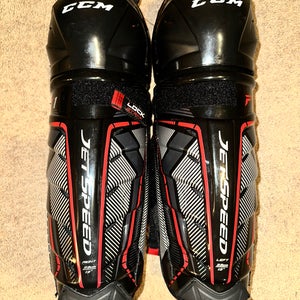 Junior CCM JetSpeed FT1 13" Shin Pads (New)