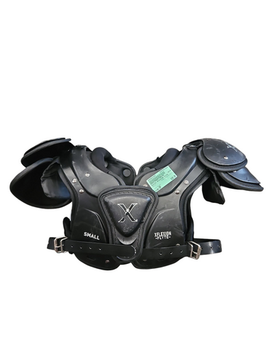 Used Xenith XFLEXION FLYTE FB Shoulder Pads Black SM 11850-S000021547