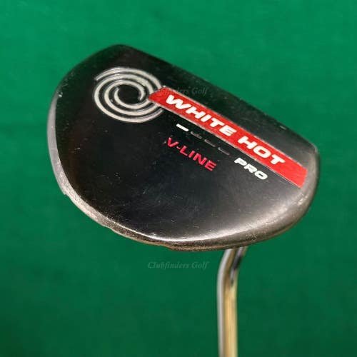 Odyssey White Hot Pro V-Line Black 35.25" Double-Bend Mallet Putter Golf Club