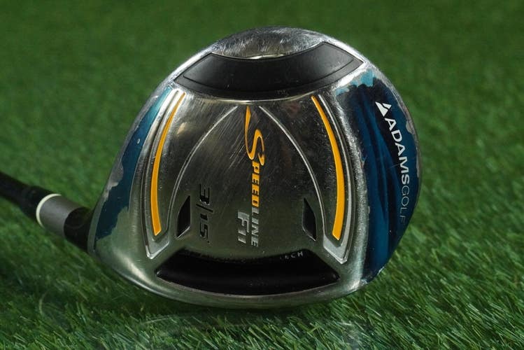 ADAMS SPEEDLINE F11 3 WOOD FAIRWAY 3FW ALDILA VOODOO RVS7 RH 15 + HEADCOVER