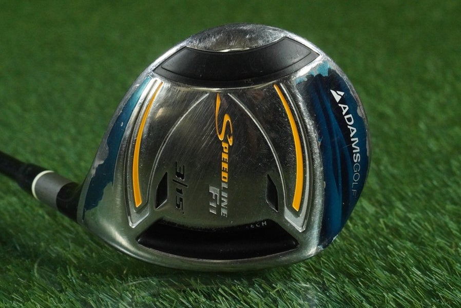 ADAMS SPEEDLINE F11 3 WOOD FAIRWAY 3FW ALDILA VOODOO RVS7 RH 15 + HEADCOVER