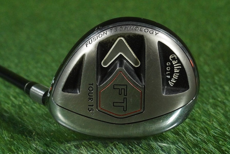 CALLAWAY FT TOUR 3 WOOD FAIRWAY 3FW FUJIKURA 370 STIFF FLEX RH 15 + HEADCOVER