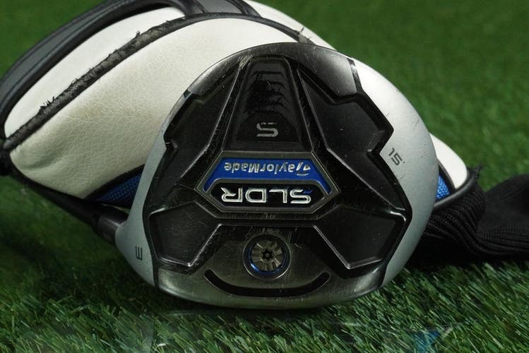 TAYLORMADE SLDR 3 WOOD FAIRWAY 3FW FUJIKURA SPEEDER 65 SENIOR RH 15 + HEADCOVER