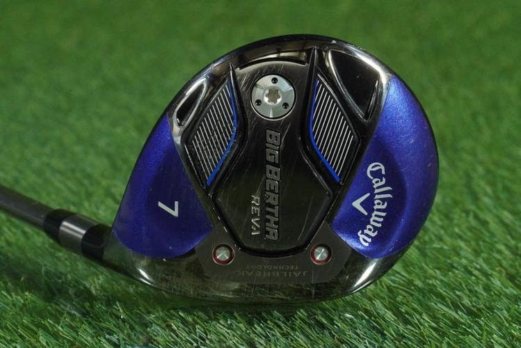 CALLAWAY BIG BERTHA REVA 7 WOOD FAIRWAY RCH 40G LADIES RH 21 +HEADCOVER ~ NICE!