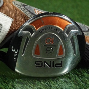 PING G10 3 WOOD FAIRWAY 3FW TFC 129 F GRAPHITE STIFF FLEX RH 15.5 + HEADCOVER