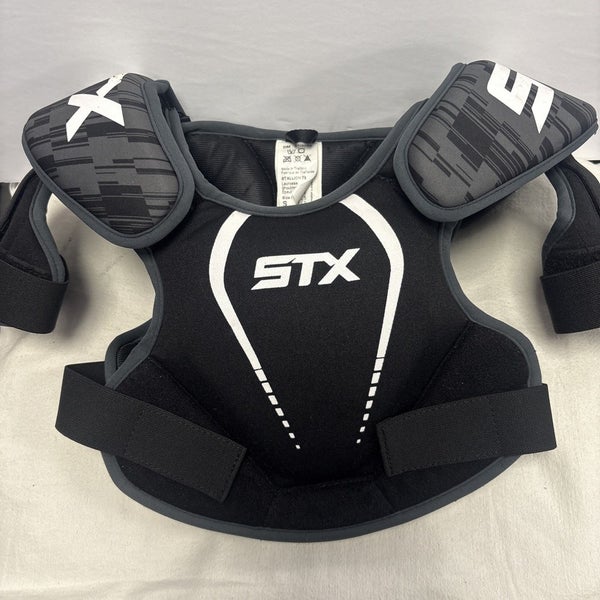 Youth Size Small STX STALLION 75 Lacrosse Shoulder Pads NOCSAE Certified
