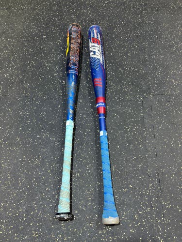 2 for 1. Louisville Slugger Atlas Alloy BBCOR Certified Bat 29 oz 32" (Used) + Marucci Cat9 hybrid