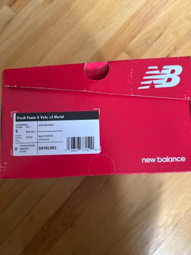Black Women's Size M 8.0 (W 9.0) New Balance Low Top Metal (New)