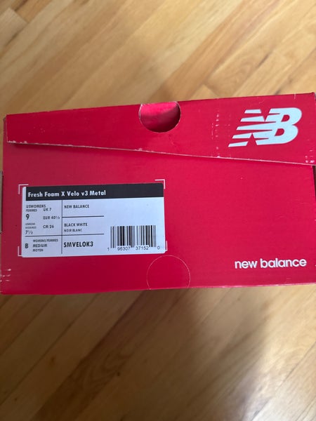 Black Women's Size M 8.0 (W 9.0) New Balance Low Top Metal (New)