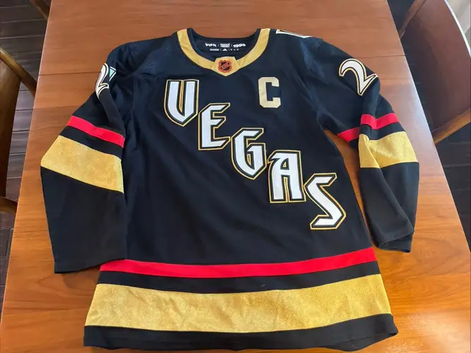Adidas Vegas Golden Knights Reverse Retro Custom #21 Hockey Jersey Size GLOW 46