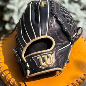 Wilson Staff RH Baseball Glove 12" Japan custom basket web teddy bear (Used)