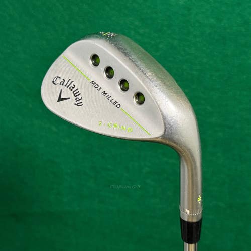 Callaway MD3 Milled Chrome 58-9S 58 Lob Wedge Dynamic Gold Steel Wedge Flex